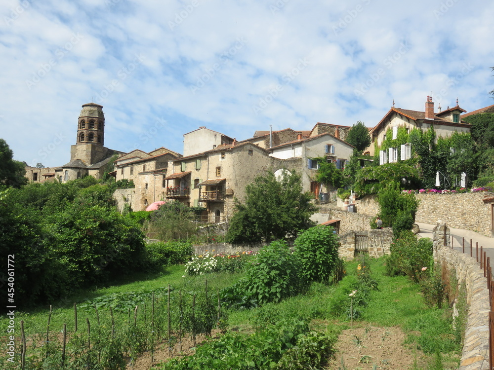 Village de Lavaudieu, Haute-Loire, Auvergne, France, Plus Beau Village de France