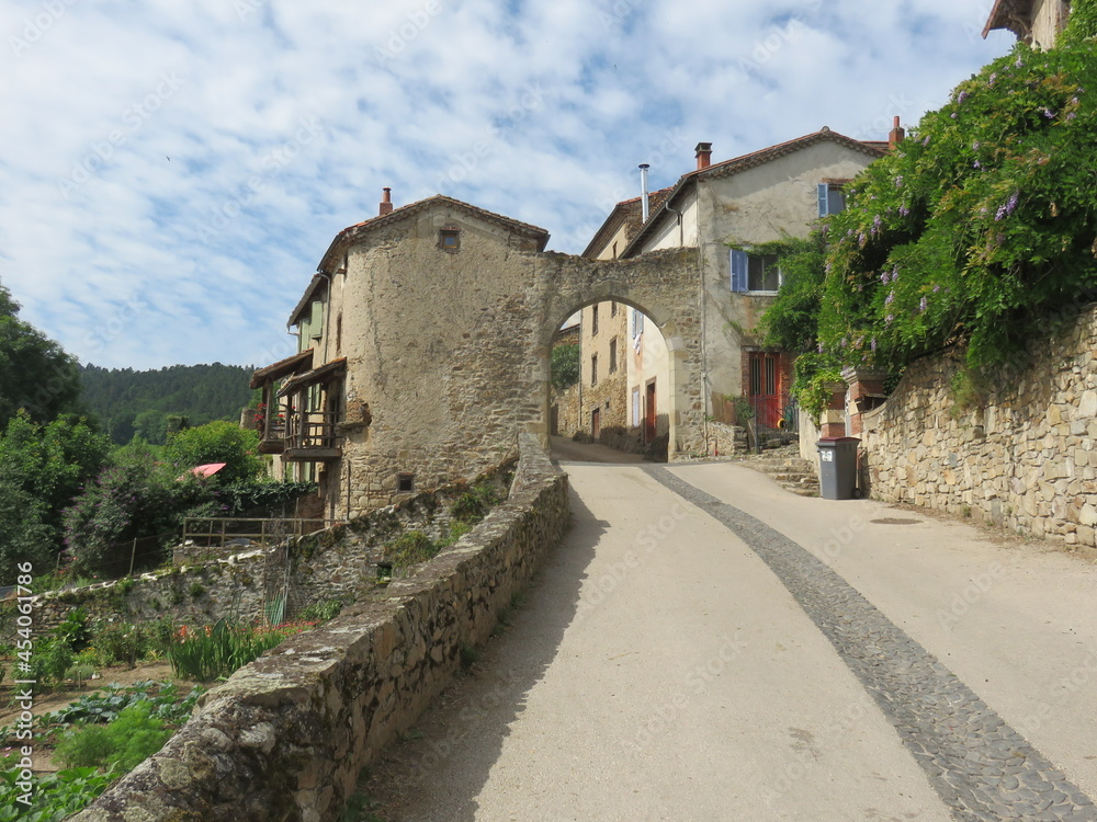 Village de Lavaudieu, Haute-Loire, Auvergne, France, Plus Beau Village de France