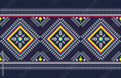 Abstract ethnic oriental  pattern background.Vector and illustration.