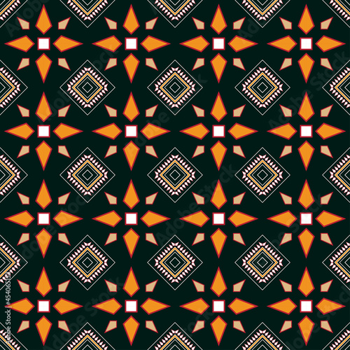 Abstract ethnic oriental  pattern background.Vector and illustration.