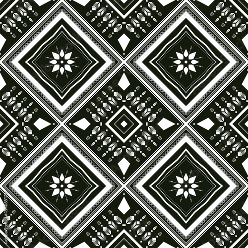 Abstract ethnic oriental  pattern background.Vector and illustration.