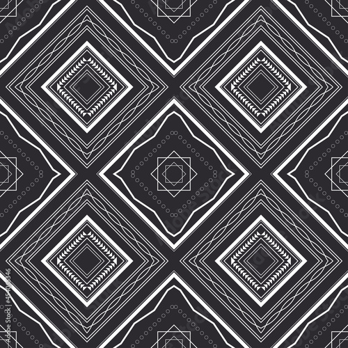 Abstract ethnic oriental  pattern background.Vector and illustration.