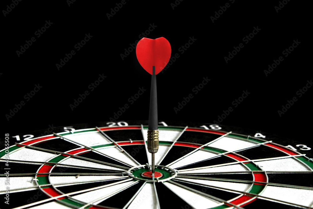 darts with a dart in the center, the concept of achieving goals darts with a dart in the center, the concept of achieving goals