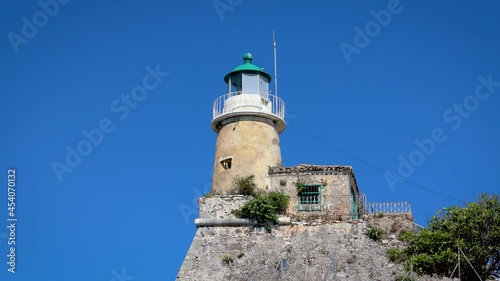 Wallpaper Mural Lighthouse in Old Fortress in Corfu town on Corfu Island, Greece, 4k Torontodigital.ca