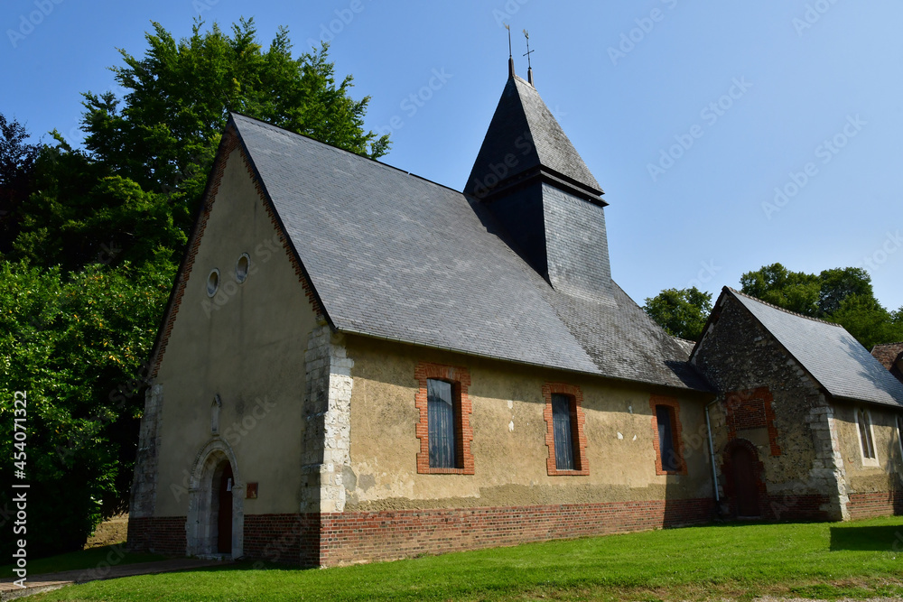 Grainville; France - august 4 2021 : Saint Martin church