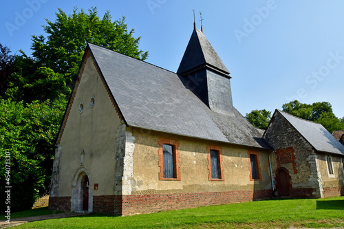 Grainville; France - august 4 2021 : Saint Martin church