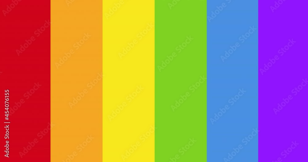 Animation of falling down rainbow stripes Animation of falling down rainbow stripes