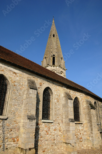 Jambville, France - april 3 2017 : Notre Dame church photo