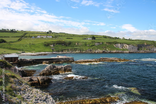 Islandmagee, preciosa península irlandesa para disfrutar de la costa. photo