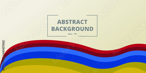 Editable abstract background with attractive gradient mesh color and abstract shape. Suitable for the cover of social media, web banners, presentations, and more.