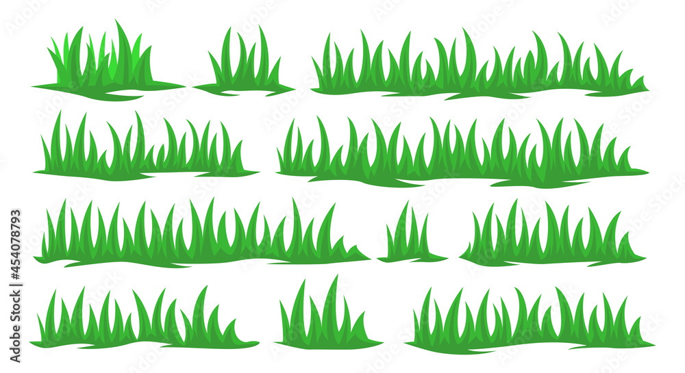 Obraz premium Green grass collection