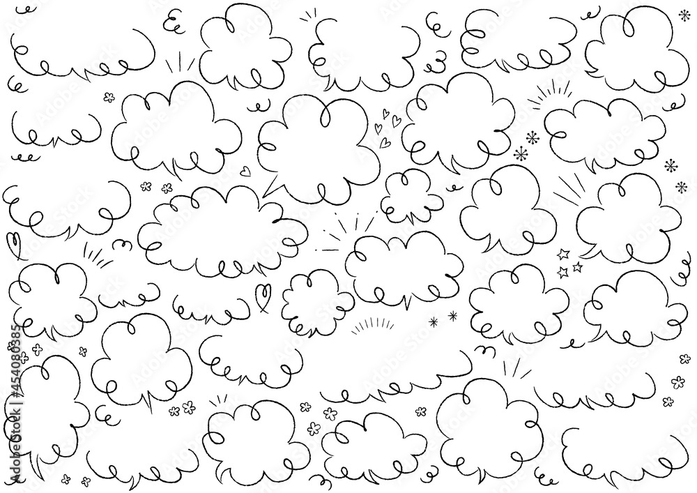 くるくる吹き出し