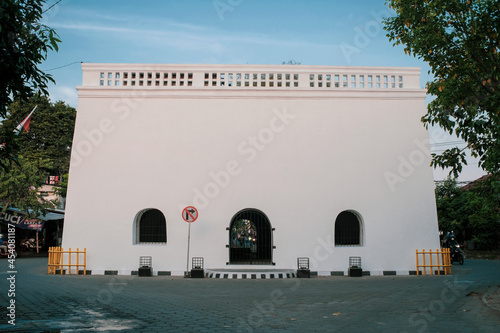  enjoy the atmosphere of the krapyak stage building in Yogyakarta, Indonesia photo