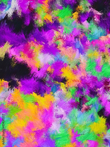 Multicolor dynamic background texture.Abstract colorful geometrical artwork.Fractal art for creative graphic design.