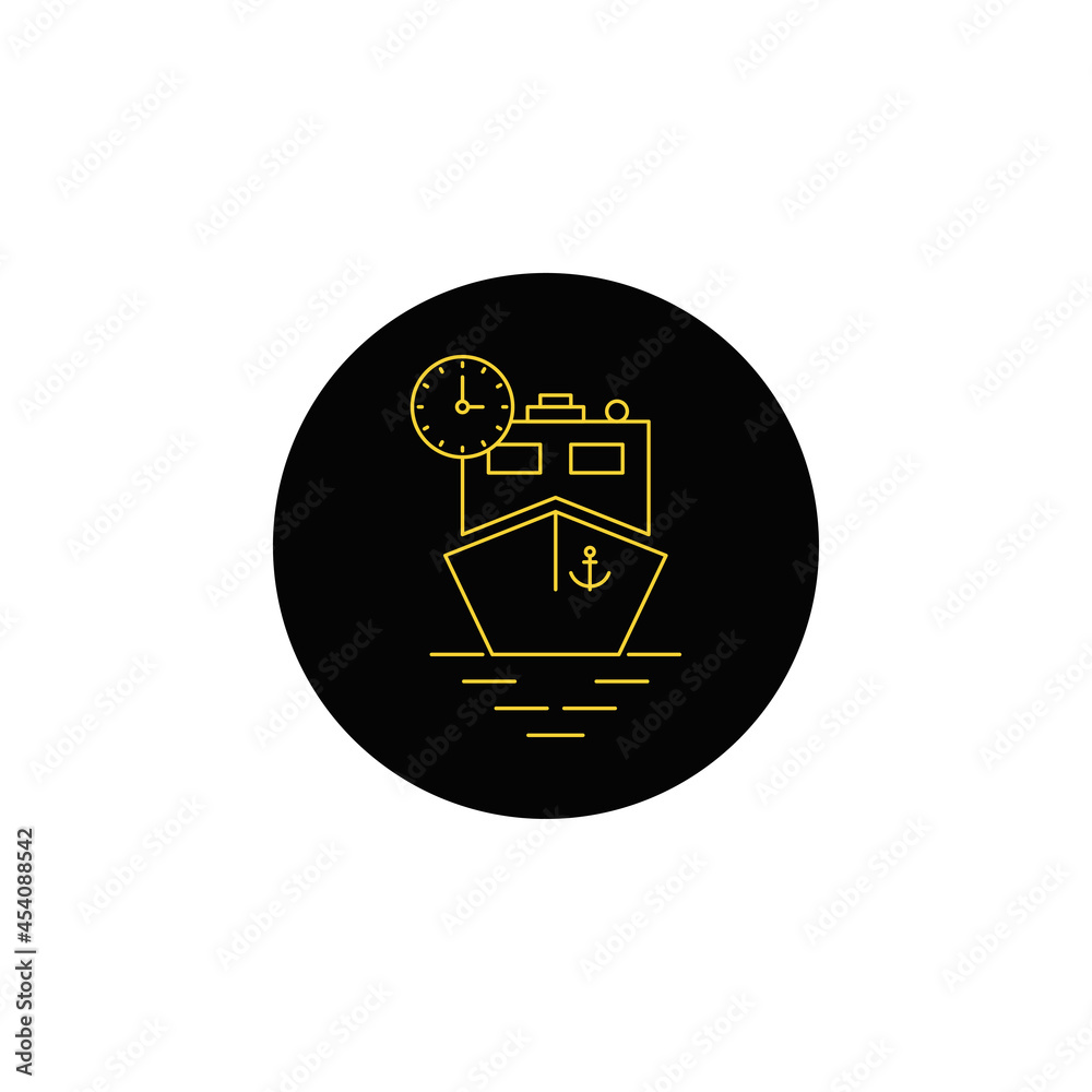 travel ship transport icon vector travel ship transport icon vector