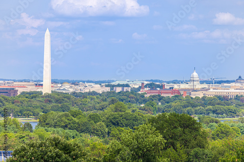 Washington, DC from Arlington looking toward the Washington Monument