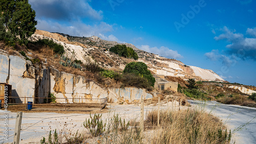 Marble quarry of Custonaci, Sicily, Italy.