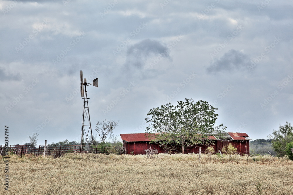 Obraz premium Fentress Red Barn