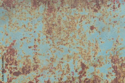 Abstract iron texture with old scracthed paint. Vintage rusty metal background