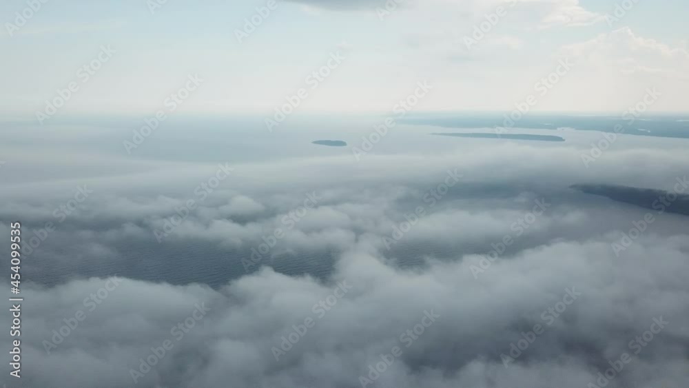 fog in the forest and lake fog in the forest and lake