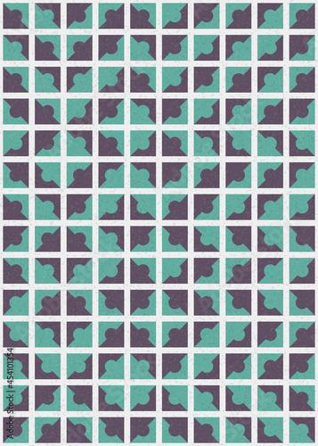 Abstract Geometric Pattern generative computational art illustration