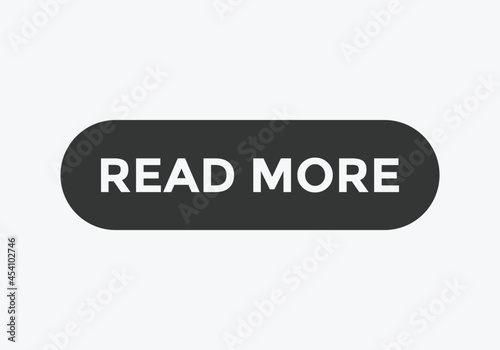 read more text sign icon, square shape web button template
