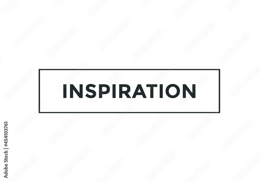 inspiration text sign icon. white color text. inspiration inspiration text sign icon. white color text. inspiration