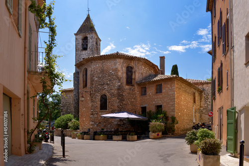 Saint Grégoire church at Tourrettes-sur-Loup in southeastern France, region Provence, department Alpes Maritimes photo