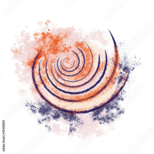 watercolor tye dye pattern. colorful abstract batik