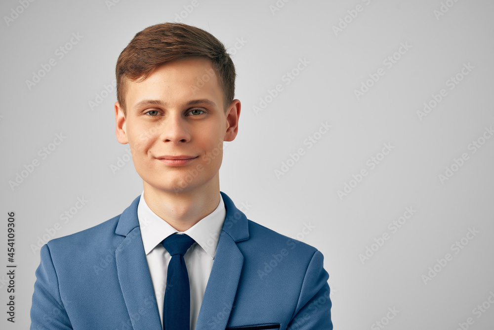 man with a jacket in a tie executive Professional isolated background man with a jacket in a tie executive Professional isolated background