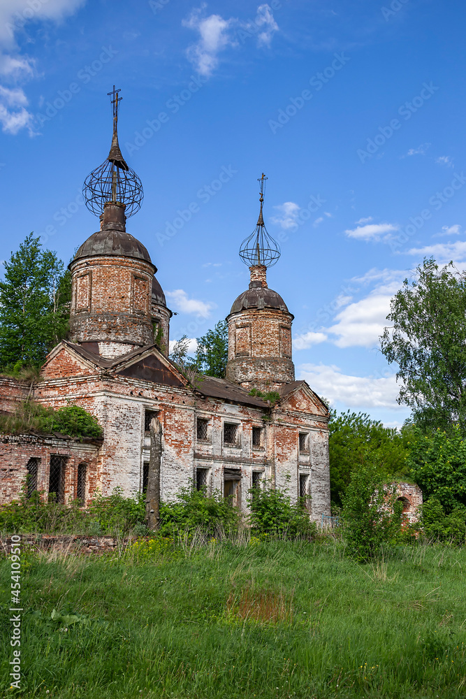 old abandoned Orthodox church