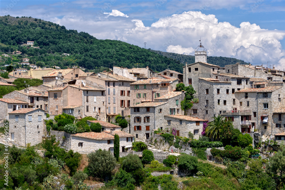 Village of Tourrettes-sur-Loup, a commune in the Alpes-Maritimes department in southeastern France
