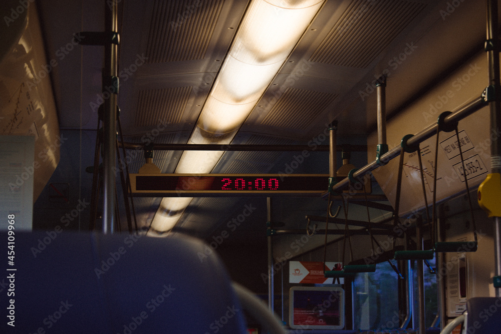 Naklejka premium interior of a subway station