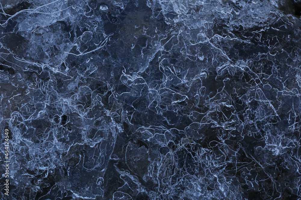 Obraz premium blue ice texture background