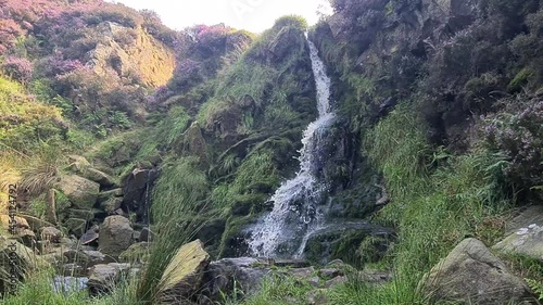 Waterfall at Ilkley Moor photo