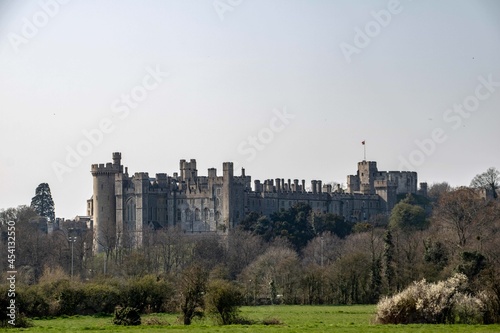 Arundel Castle is a restored and remodelled medieval castle in Arundel  West Sussex  England. It was established by Roger de Montgomery on Christmas Day 1067