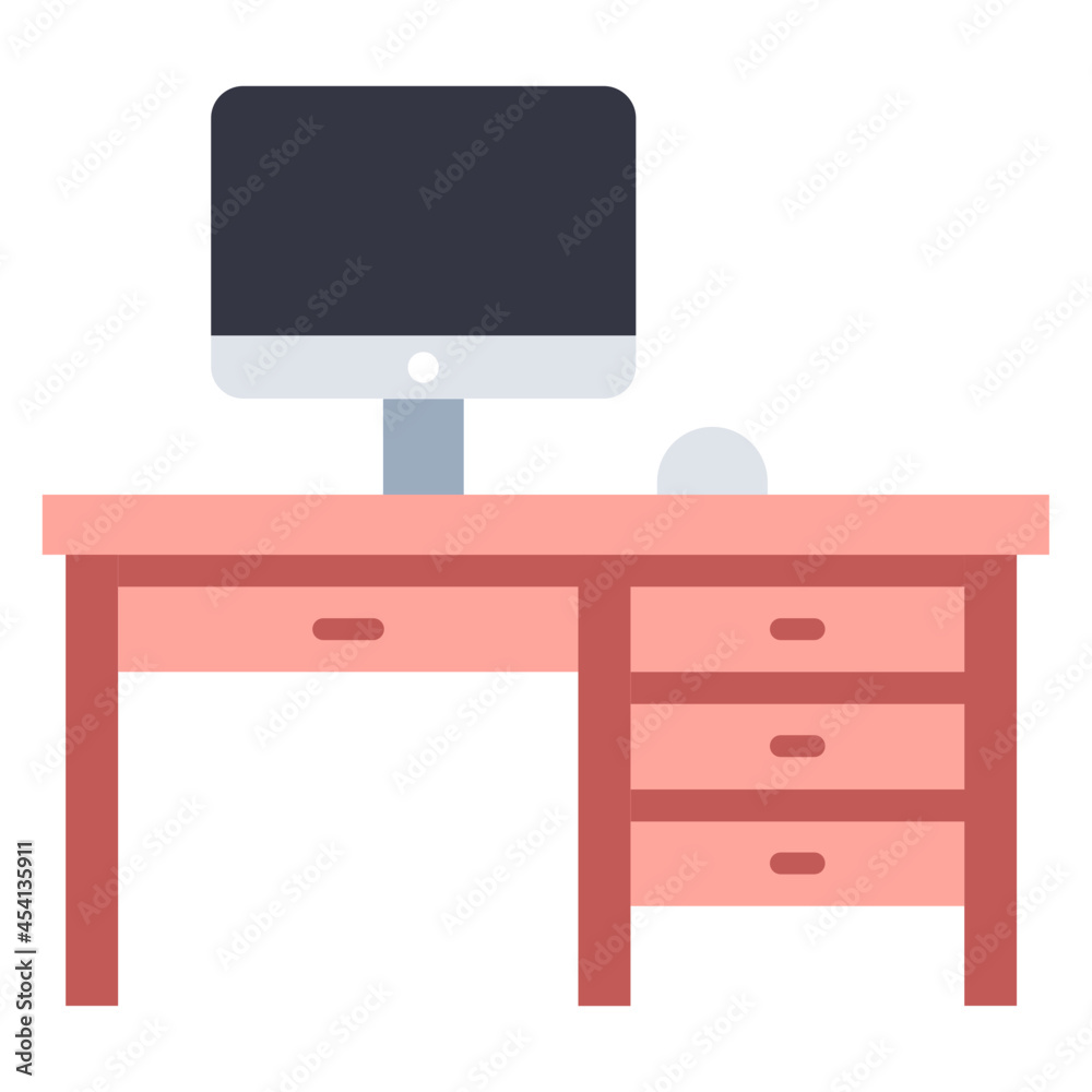 desk computer icon