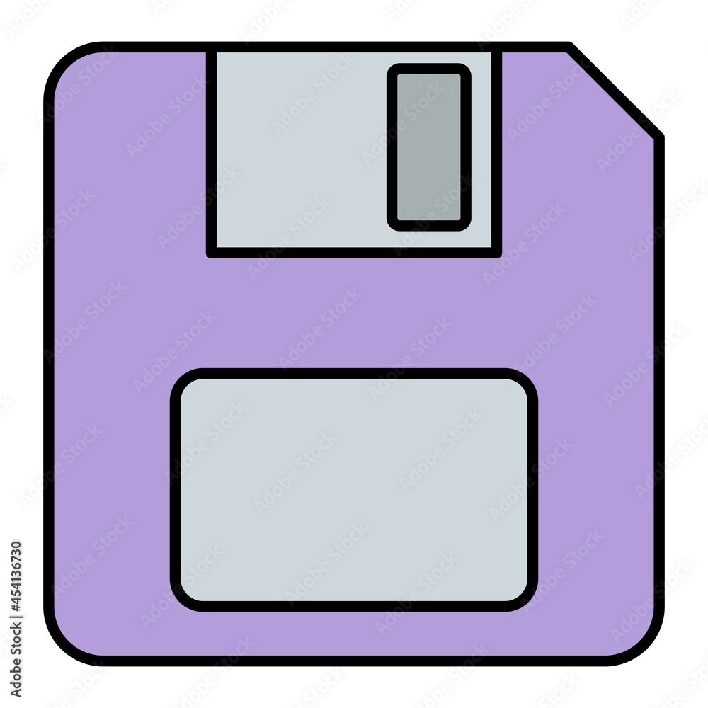 Vector Save Filled Outline Icon Design Vector Save Filled Outline Icon Design