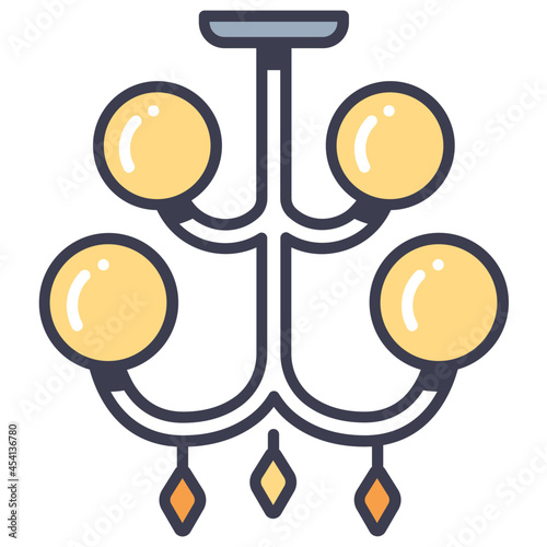hanging lamp icon
