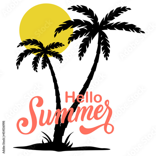 Summer palmtrees