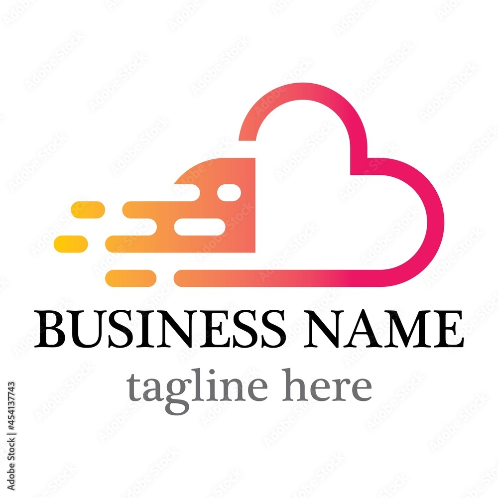 Cloud logo vector icon Cloud logo vector icon