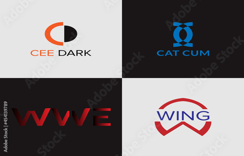 minimalist creative wordmark logo design