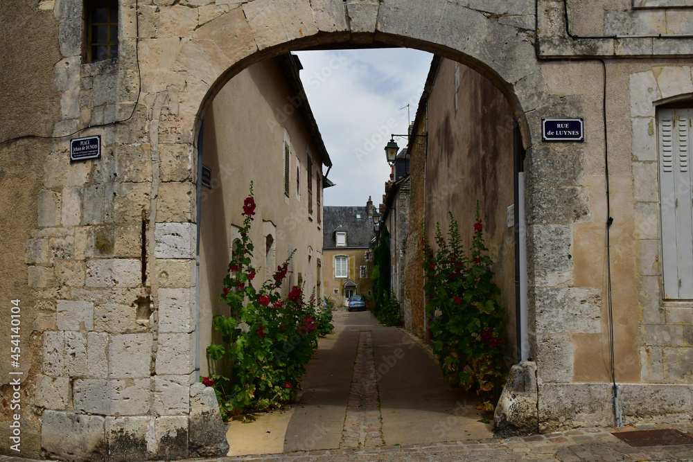 Chateaudun; France - june 30 2019: the old city centre