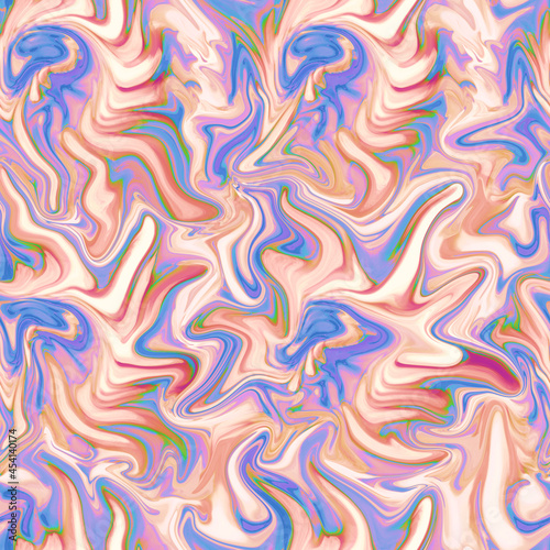 Abstract background ornament illustration. Textile print for fabric and fashion concepts. Seamless pattern with waves.