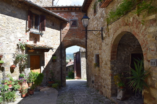 Montefioralle in Toscana - Chianti