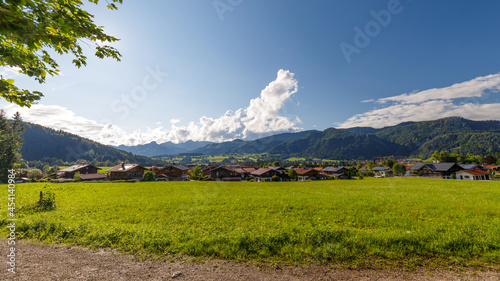 Panorama of mountains at Reit im Winkl