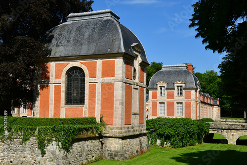 Chamarande; France - june 3 2018 : castle photo