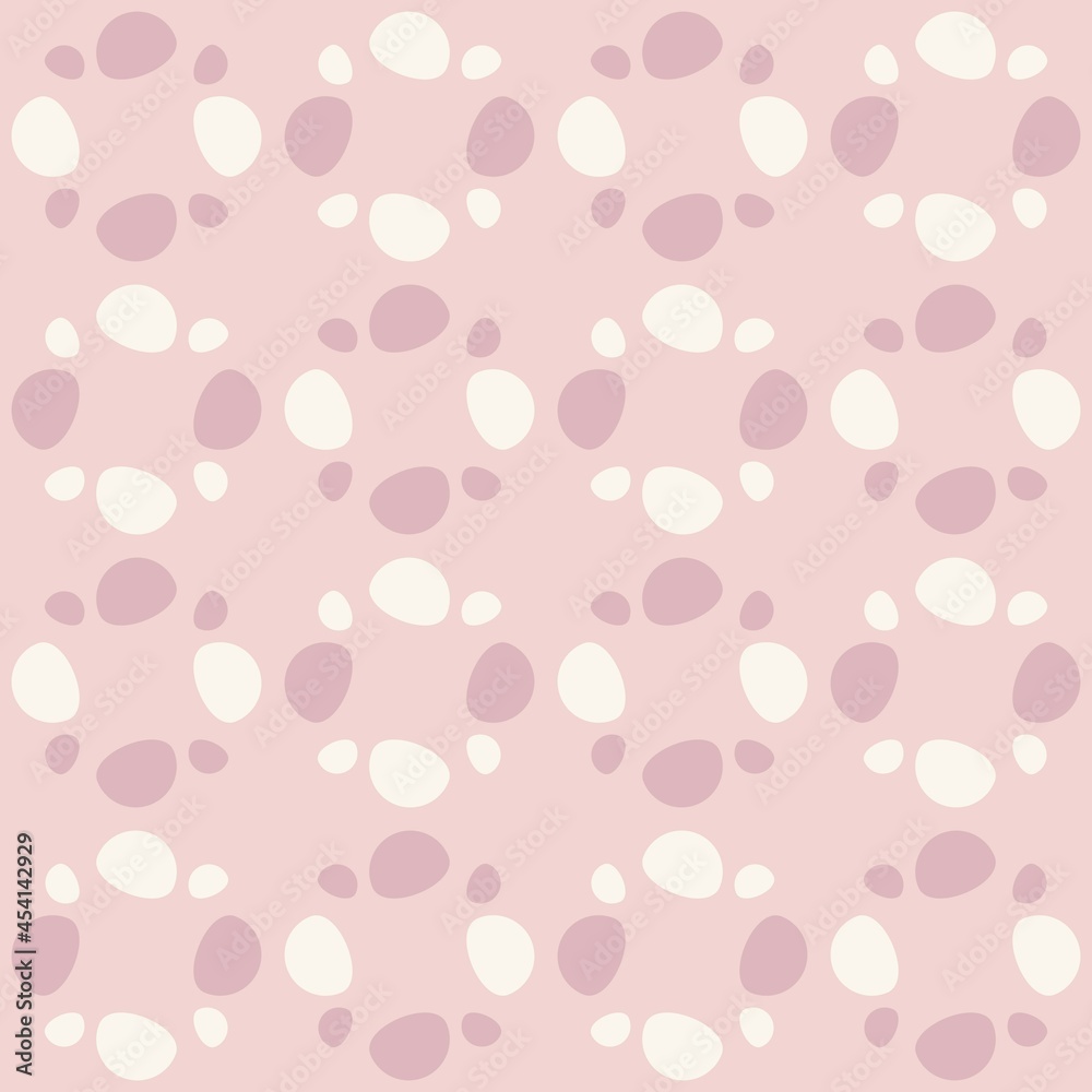 Rounded abstract seamless pattern - accent for any surfaces. Rounded abstract seamless pattern - accent for any surfaces.