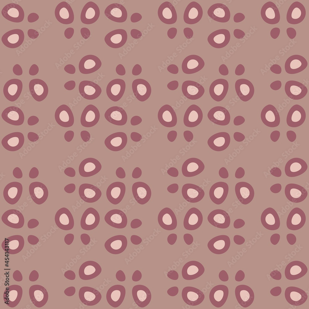 Rounded abstract seamless pattern - accent for any surfaces. Rounded abstract seamless pattern - accent for any surfaces.