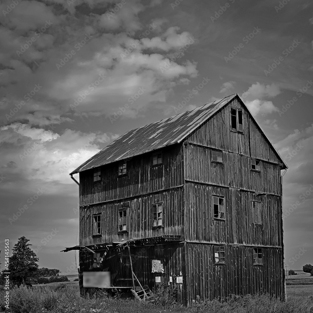 An old, abandoned grain mill in Babice (Lublin Province). An old, abandoned grain mill in Babice (Lublin Province).
